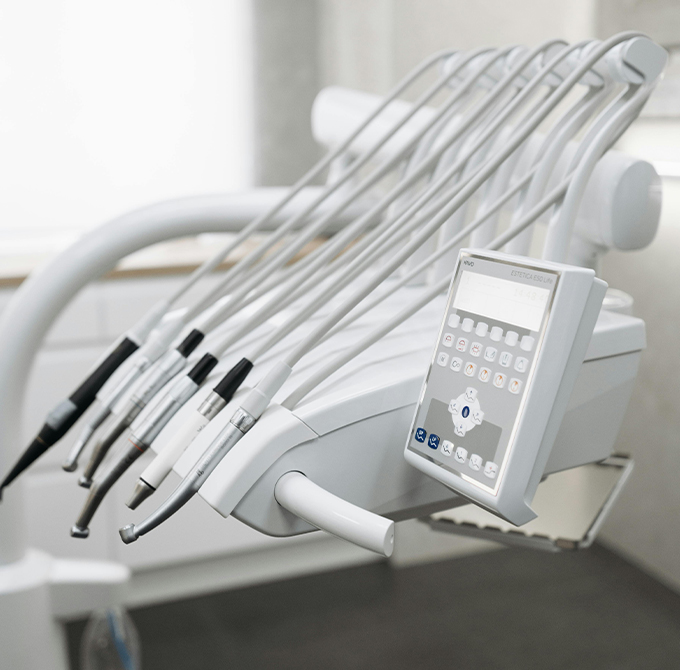 Modern cosmetic dentistry equipment
